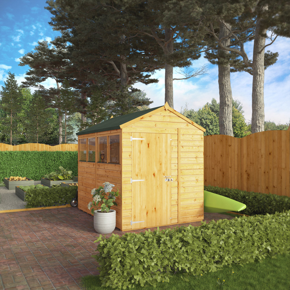 Mercia Woodsman 8 x 6ft Shiplap Apex Shed Image 2