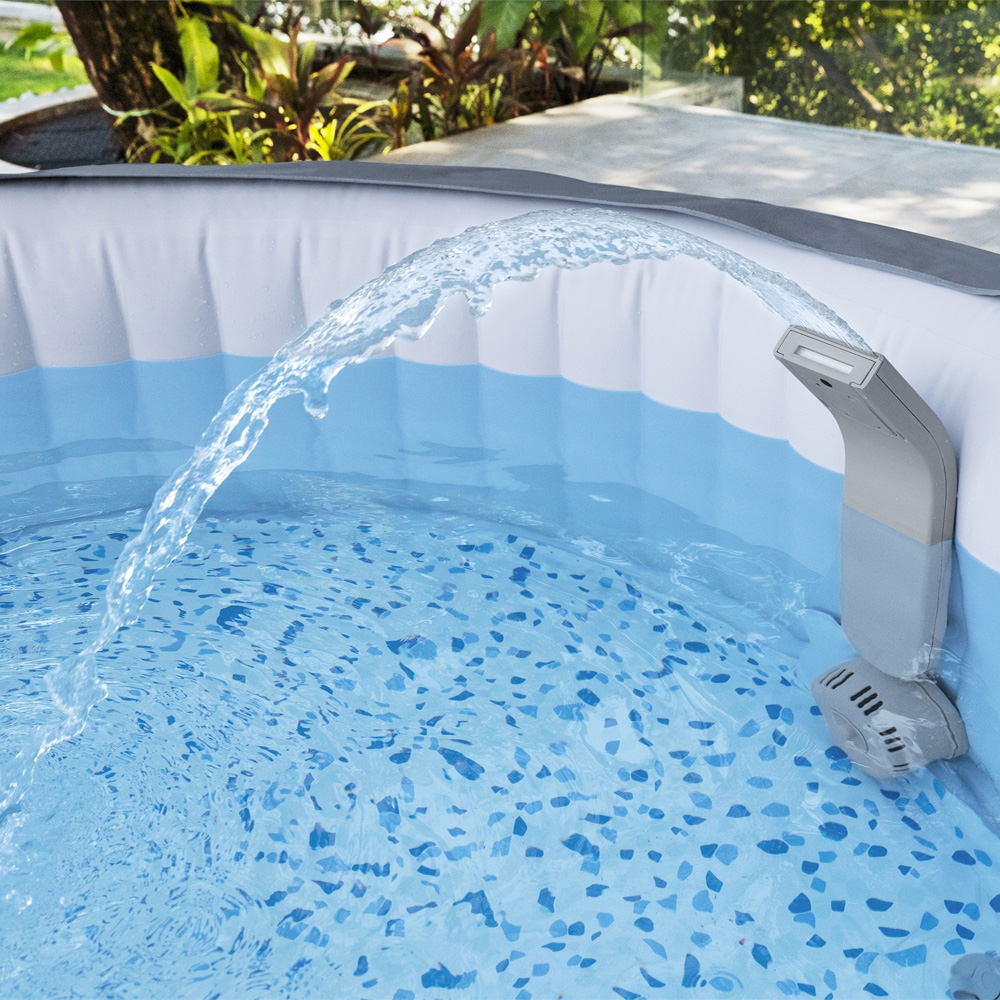 Lay-Z-spa Bestway AirJet Hot Tub Soothing LED Waterfall Image 2