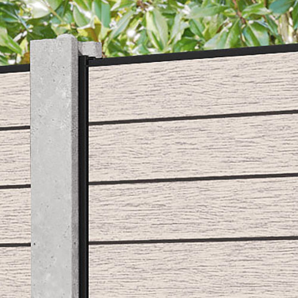 Charles & Ivy Fusion 4ft Mid Stone Fence Panel Image 3