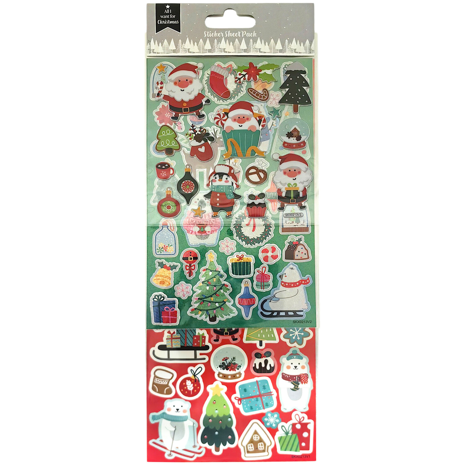Christmas Sticker Sheet Pack Image 2