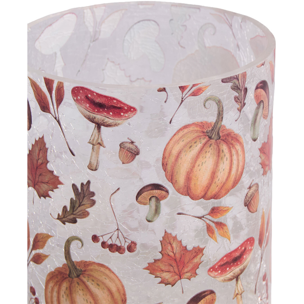 Autumn Garden Crackle Hurricane Image 4