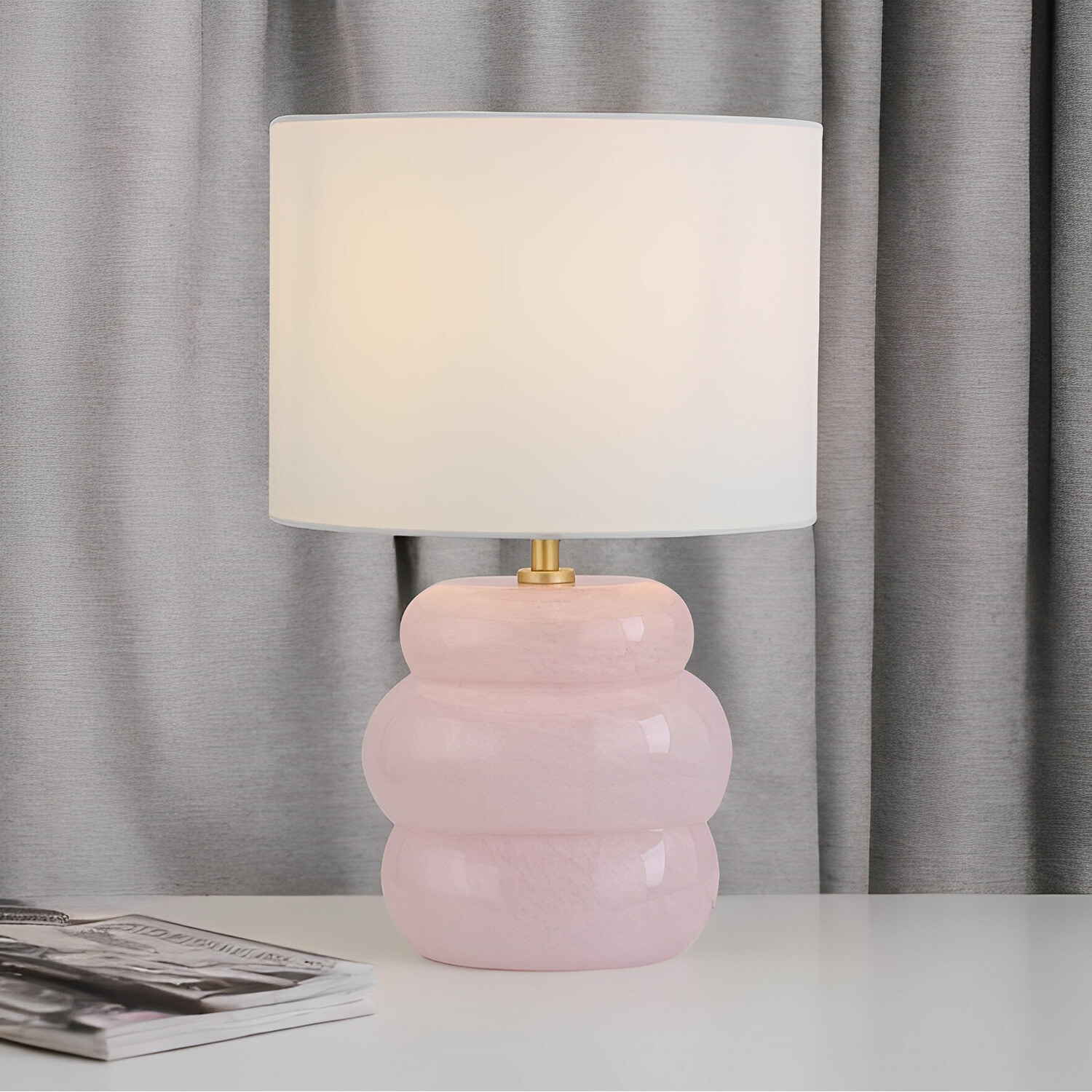 Polly Table Lamp Pink Image 2
