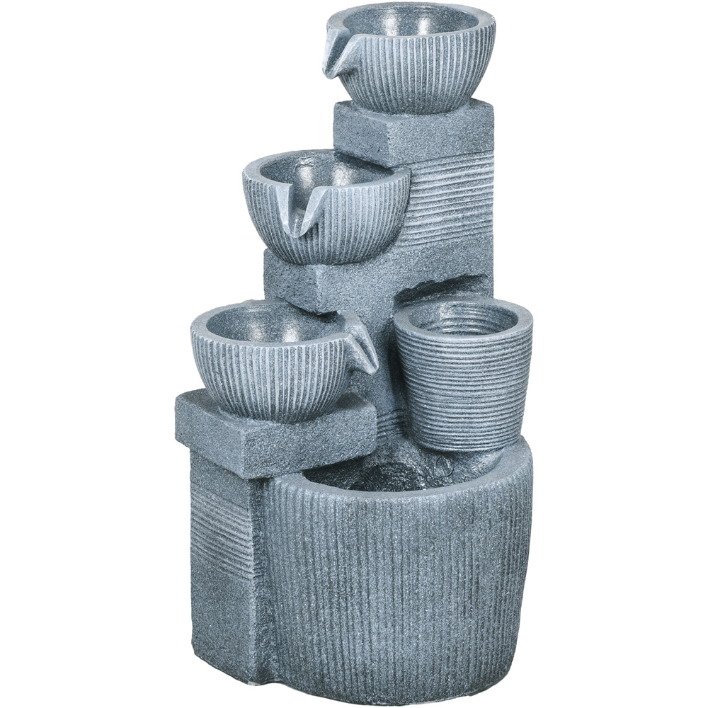 Outsunny Outdoor LED Water Fountain Image 1