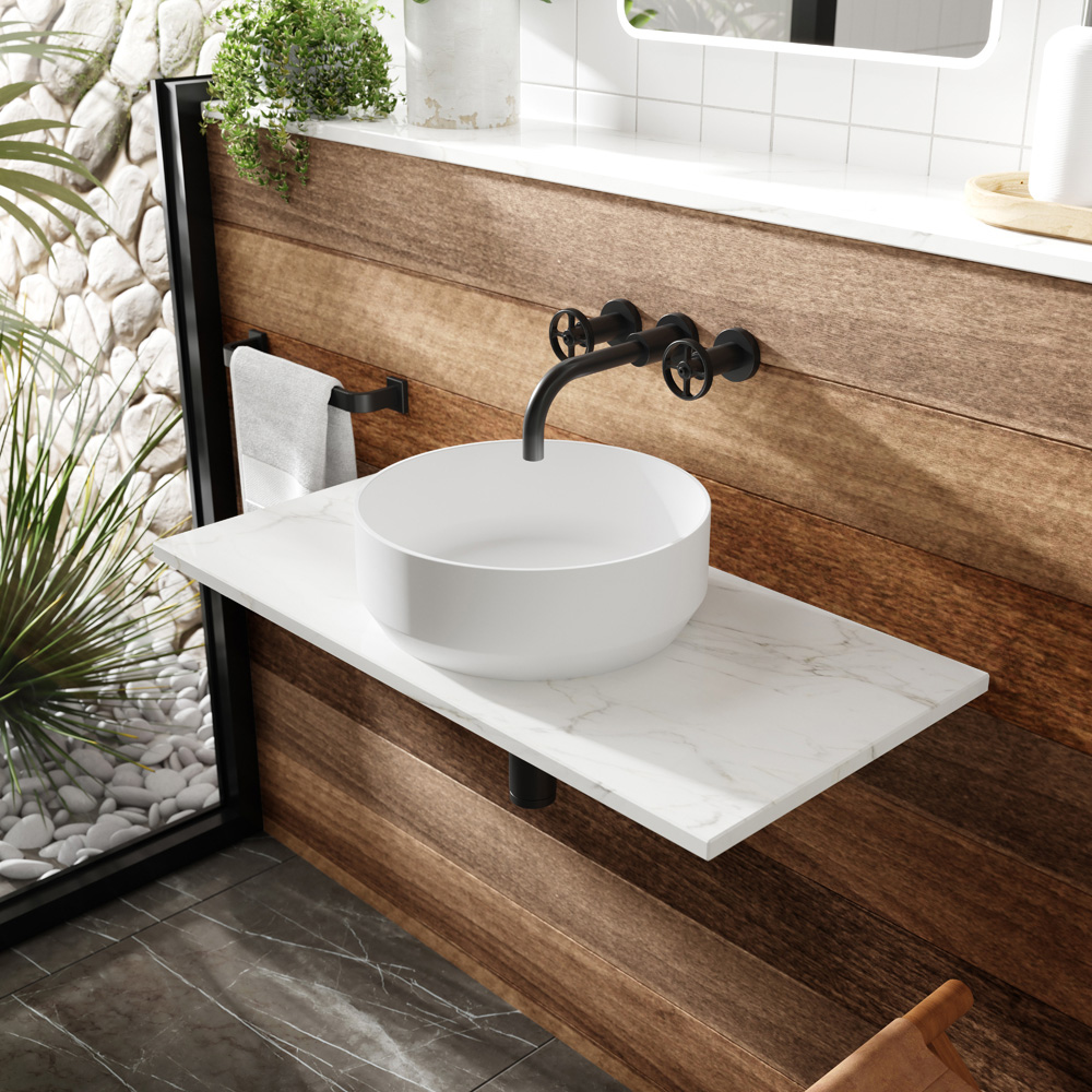 nuie Dark Grey Pair of Shelf Support Brackets Image 2