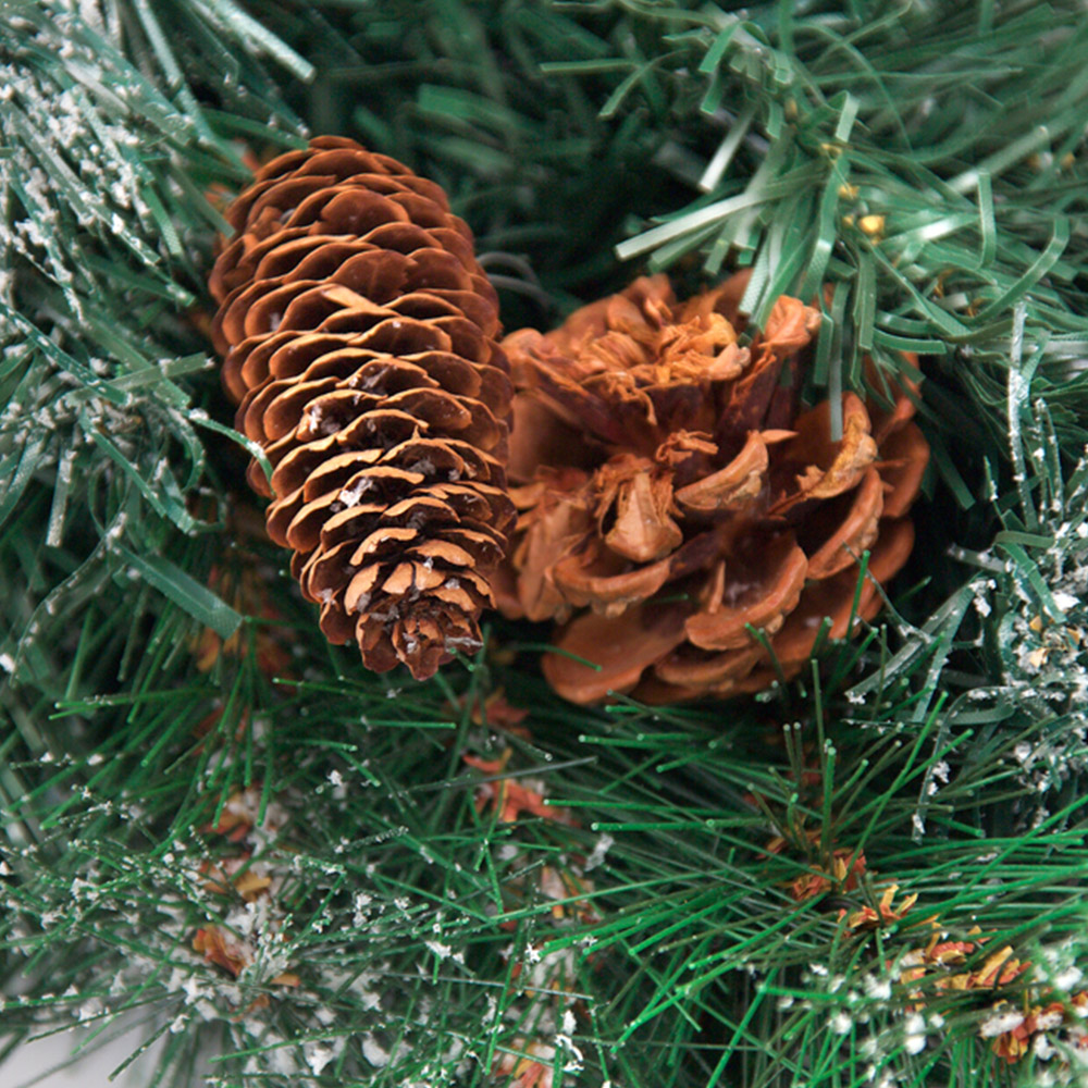 Best Artificial Christmas Garland with Frosted Colorado Pine and Spruce Tips 270cm Image 3
