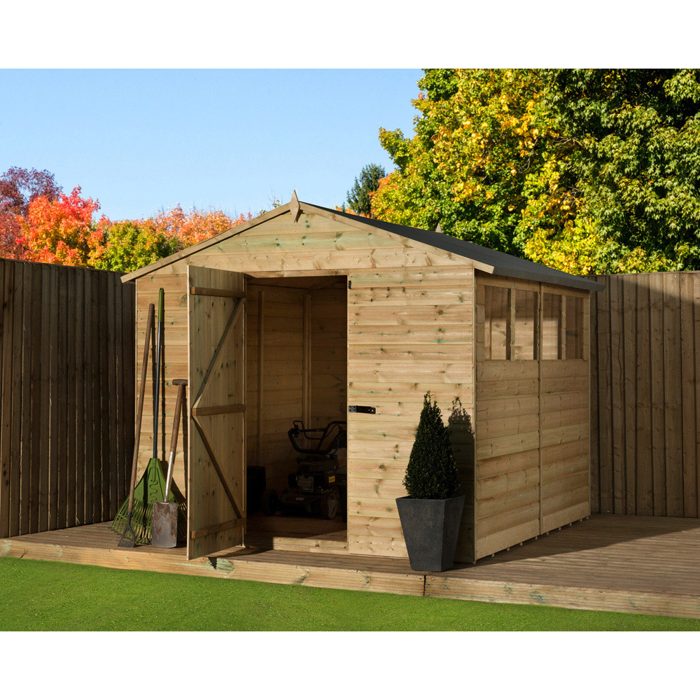 Empire Sheds 9200 8 x 12ft Tongue and Groove Apex Garden Shed Image 2
