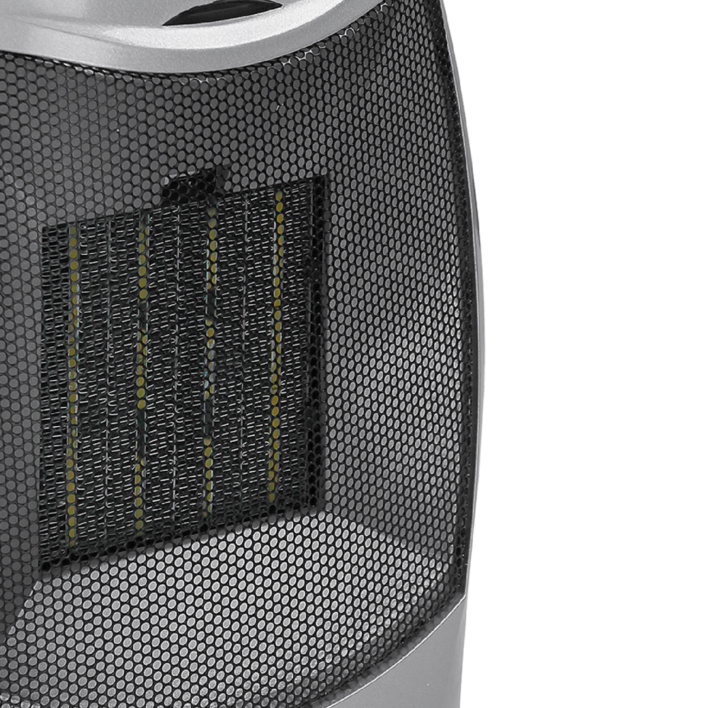 AMOS Grey Ultra Fast Ceramic Fan Heater 1500W Image 3