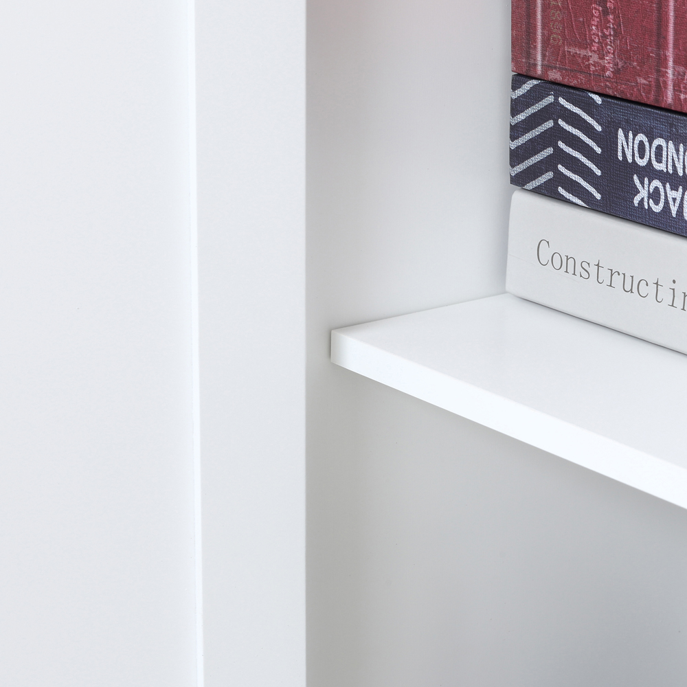 Portland 4 Door White Display Cabinet Image 3