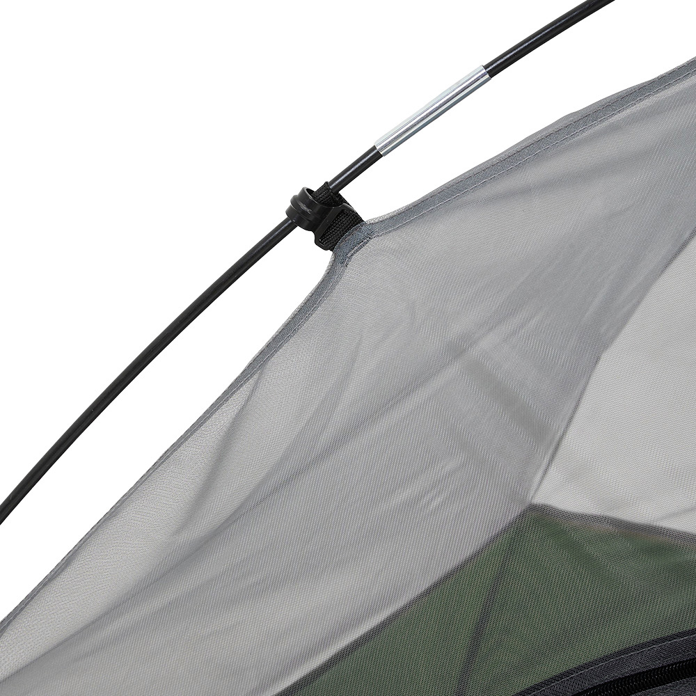 Living and Home 2 Person Camping Tent with Detachable Top Cover Green Image 4