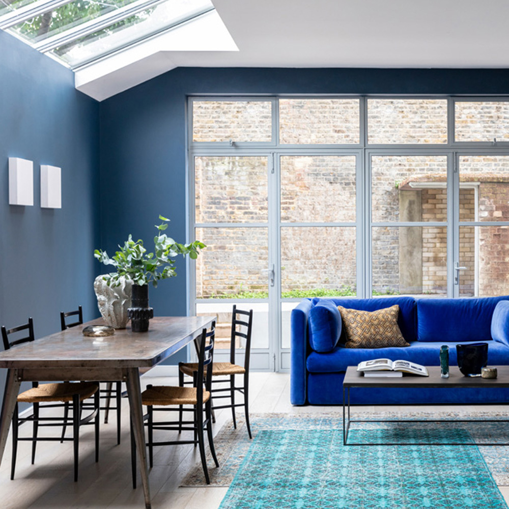 Craig & Rose Kitchen and Bathroom  Paynes Grey Eggshell Paint 750ml Image 5