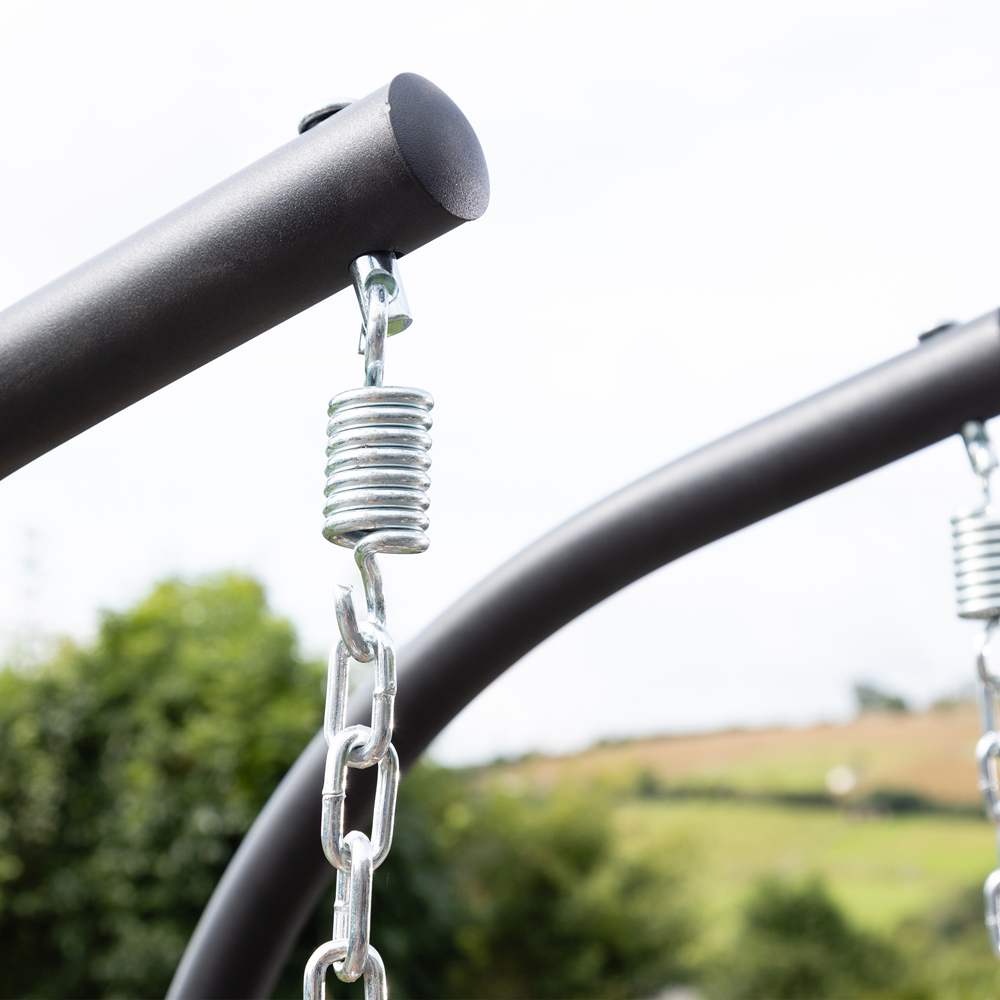 Artemis Home Beauchamp 2 Seater Brown Swing Chair Image 5