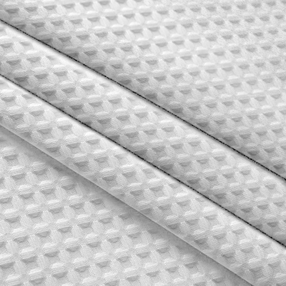 Velosso Waffle White Blackout Curtains 183 x 168cm Image 6