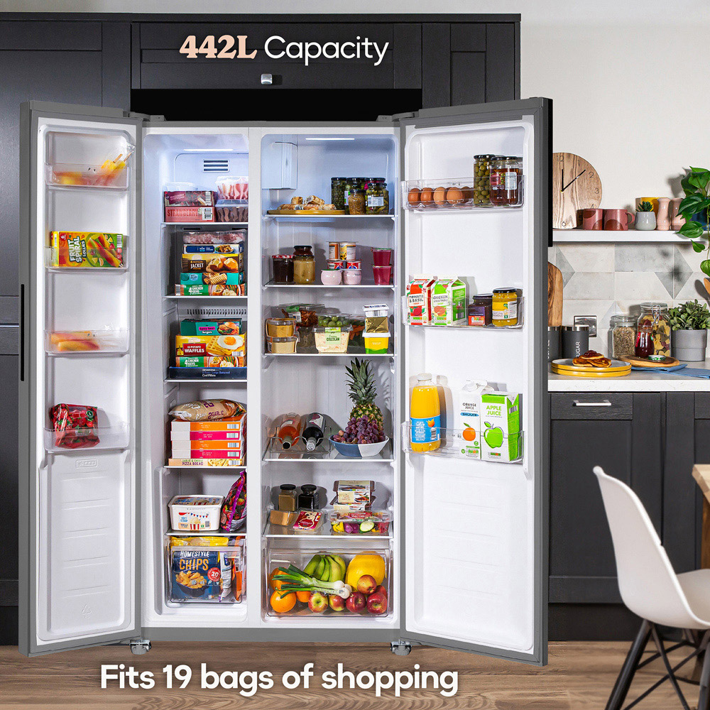 Russell Hobbs RH90AFF201SS Inox 70/30 Split Frost Free 442L Fridge Freezer Image 8