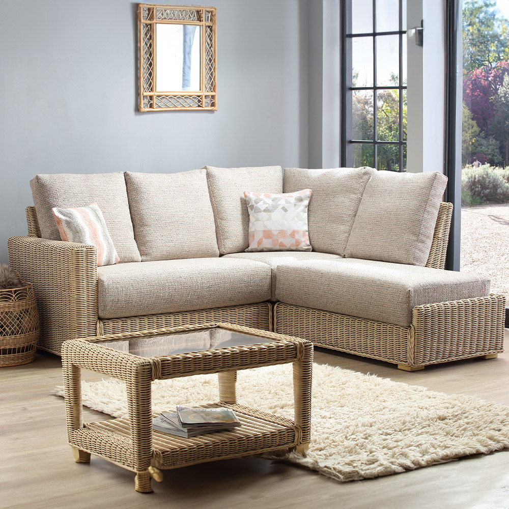 Tweed corner sofa discount