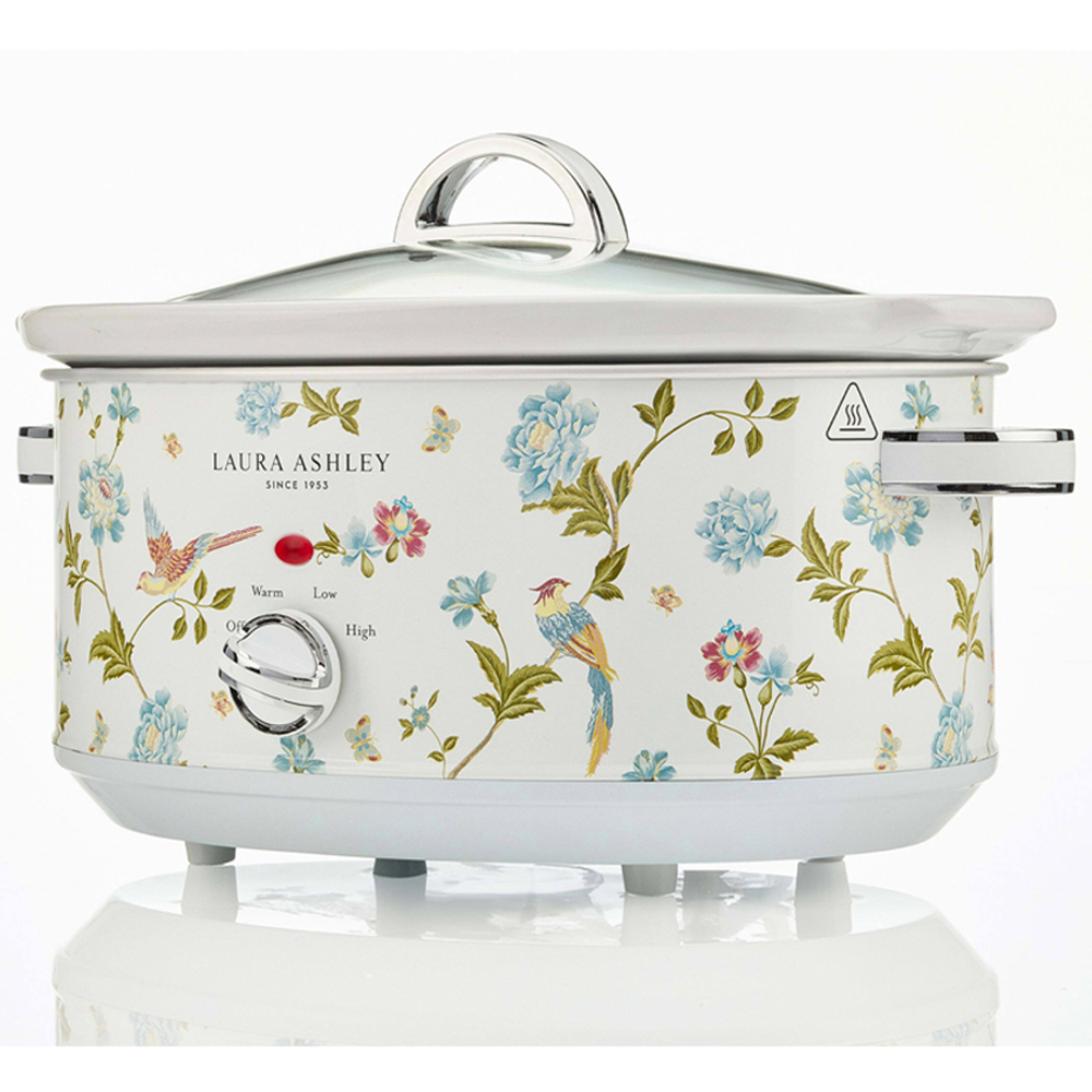 Laura Ashley Elveden VQSLWC6LLAEWUK White 6.5L Slow Cooker Image 3