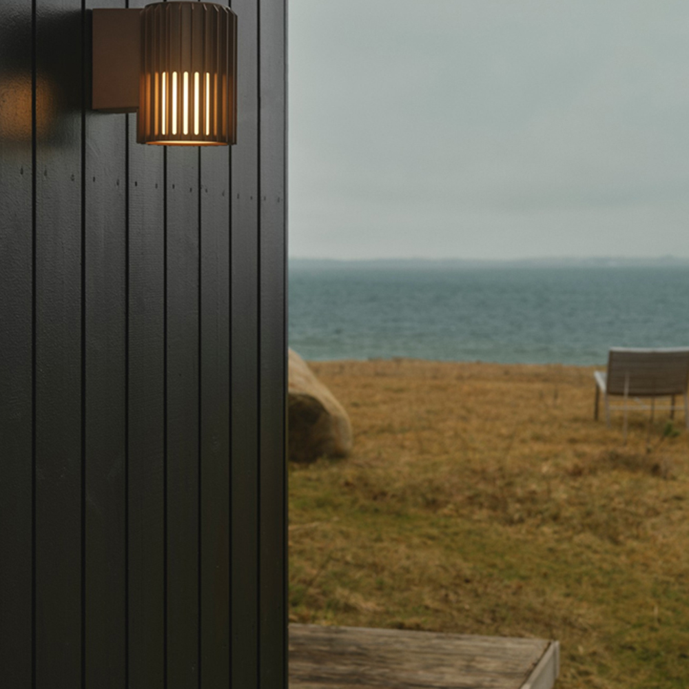 Nordlux Aludra Seaside Brown Metallic Wall Light Image 2