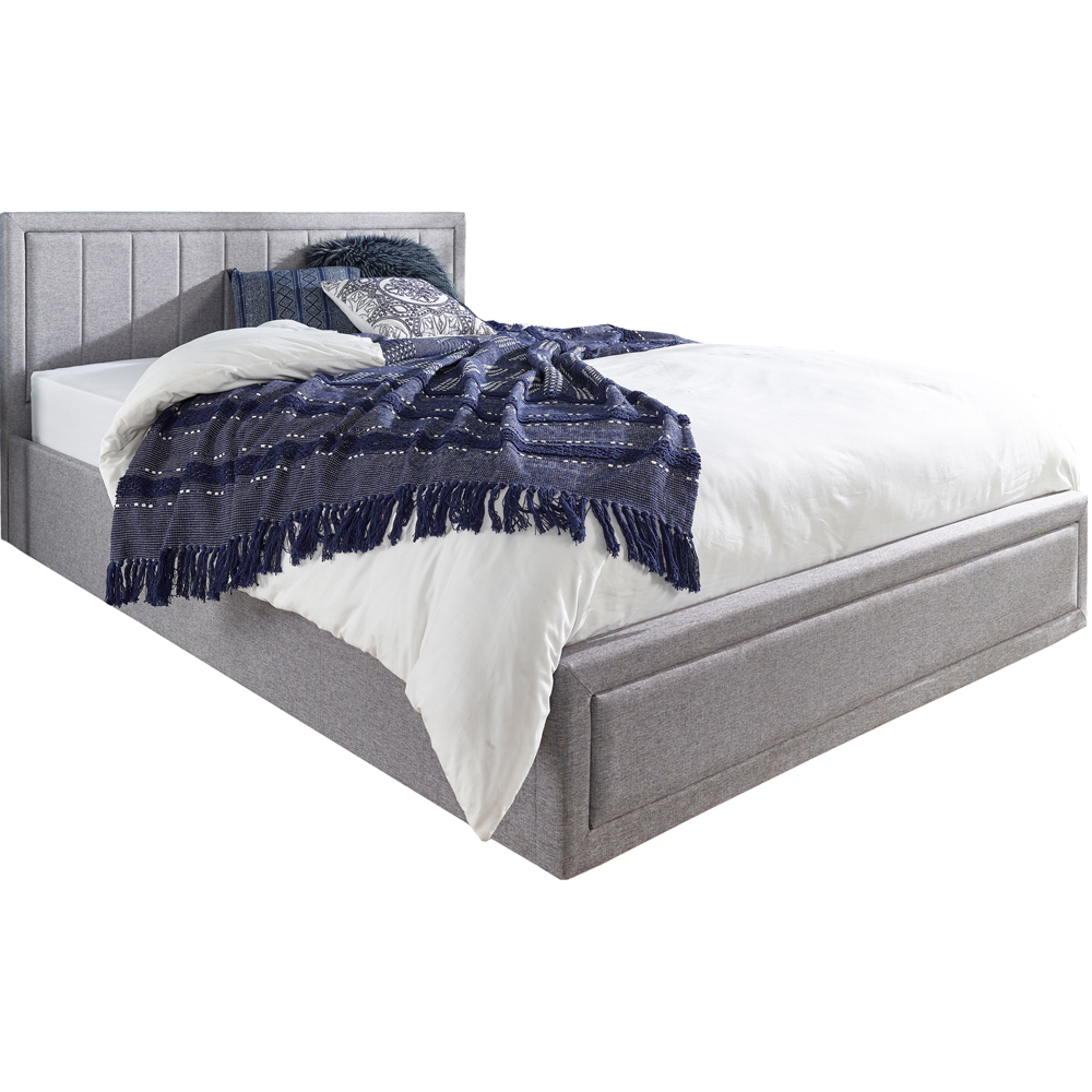 Aspire Furniture Castleton King Size Grey Ottoman Bed Image 2