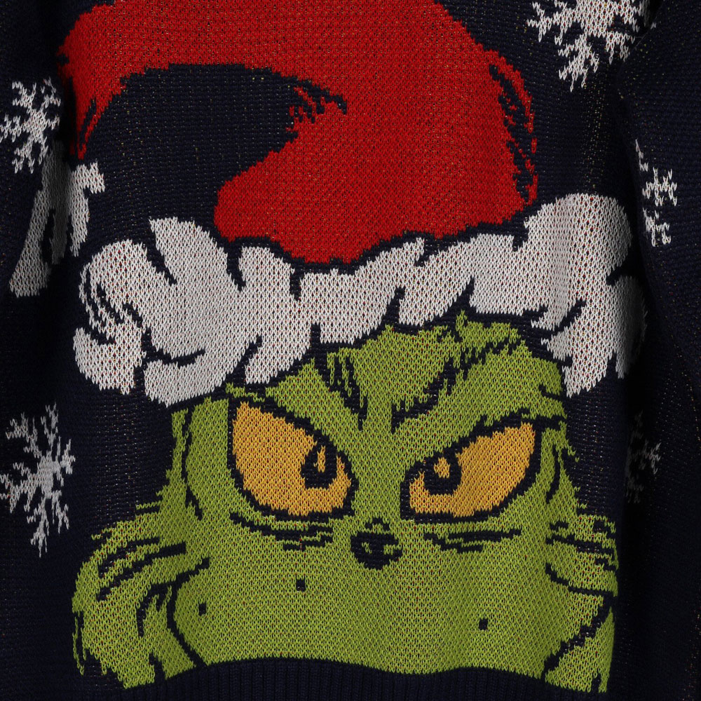 Christmas Grinch Jumper - Black / L Image 2