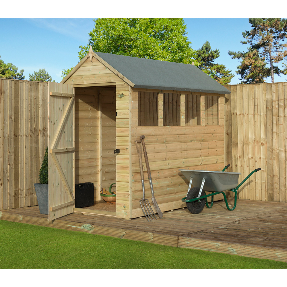 Empire Sheds 9200 4 x 10ft Tongue and Groove Apex Garden Shed Image 4