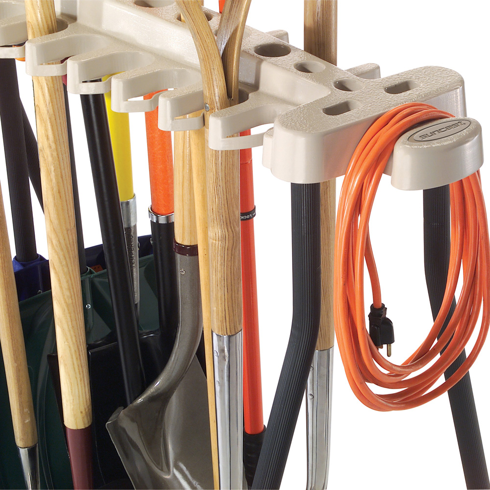 Suncast Garden Tool Rack with Wheels Image 5