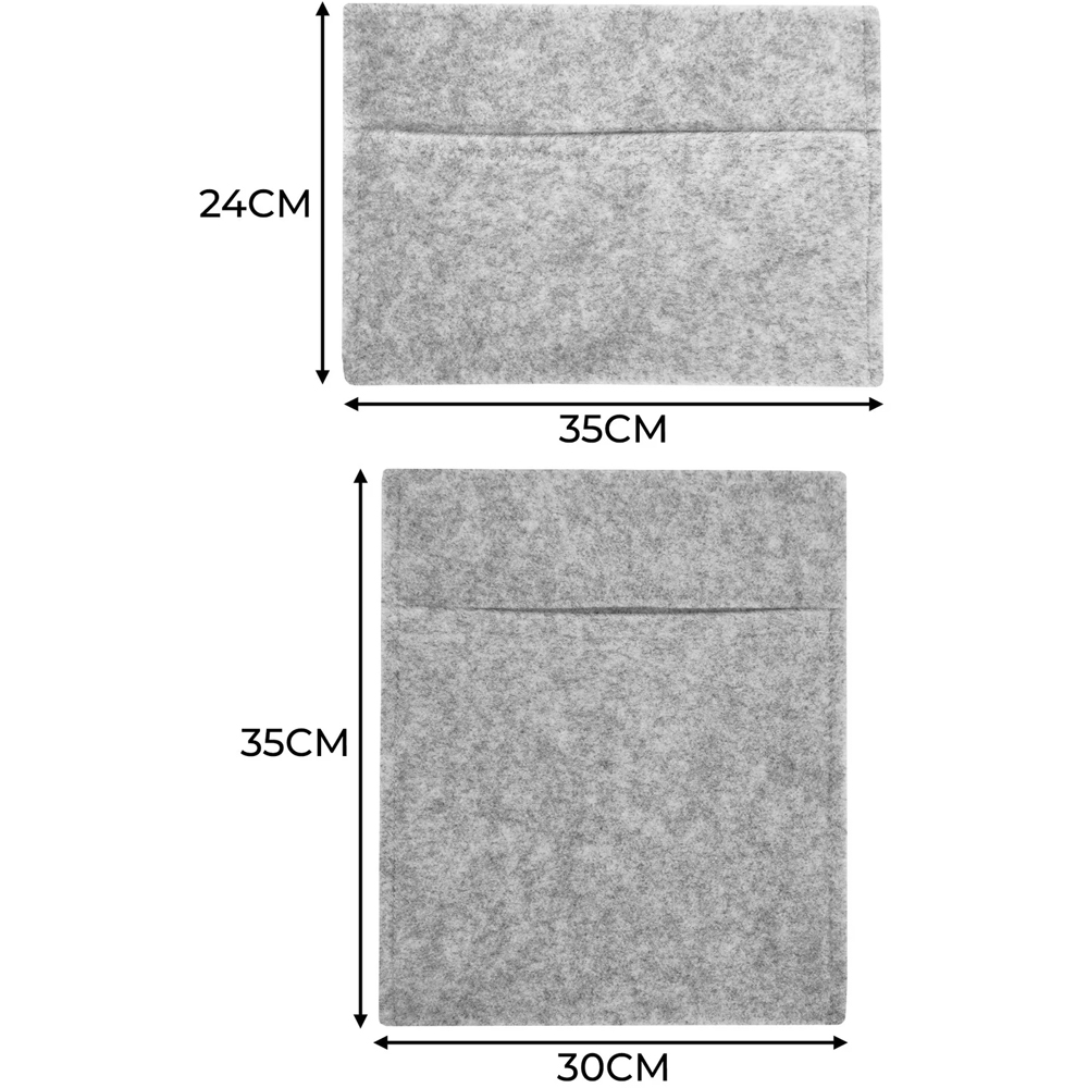 Monster Shop Silver Grey Van Carpet Lining and Storage Pouches Set Image 5