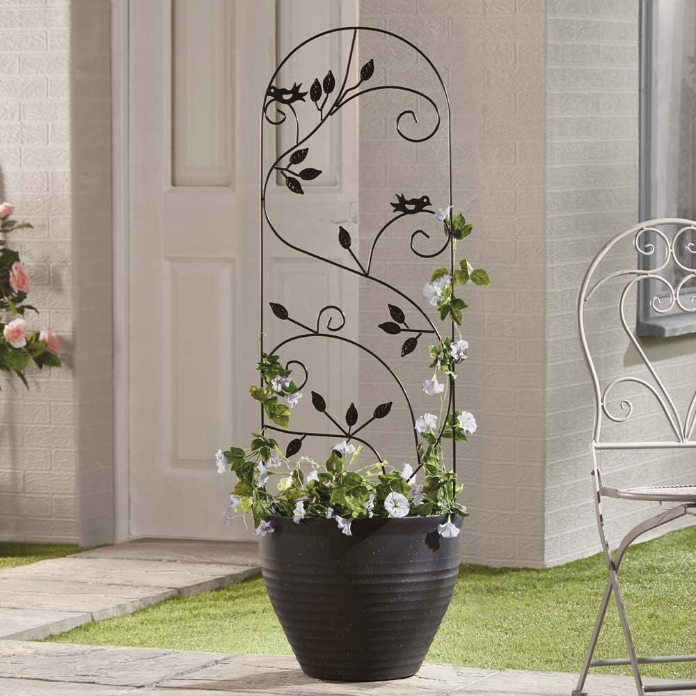 Garden Gear Leaves Metal Plant Support 1.2m 3 Pack Image 2