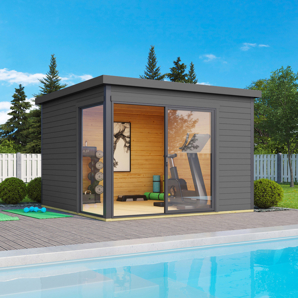 Norland Domeo 1 10.5 x 10.5ft Pent Garden Cabin Image 5