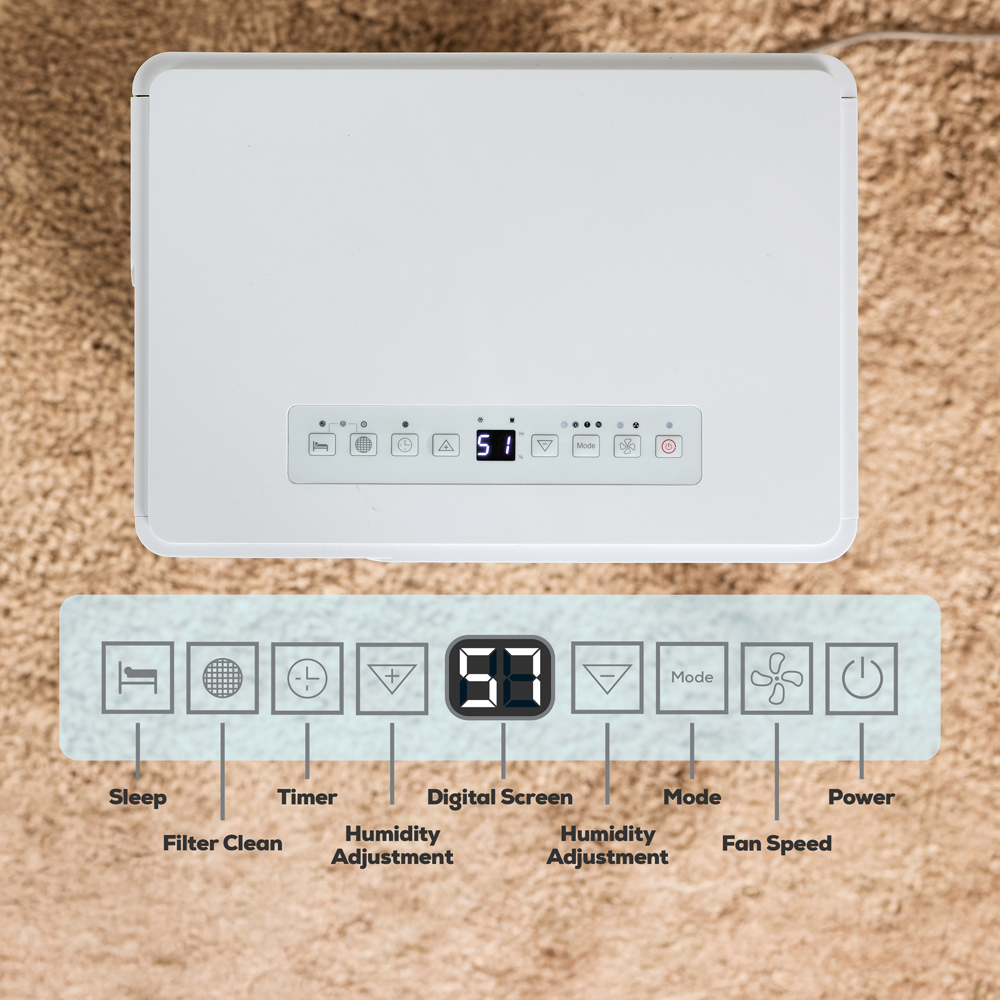 TCP White Dehumidifier 30L Image 7