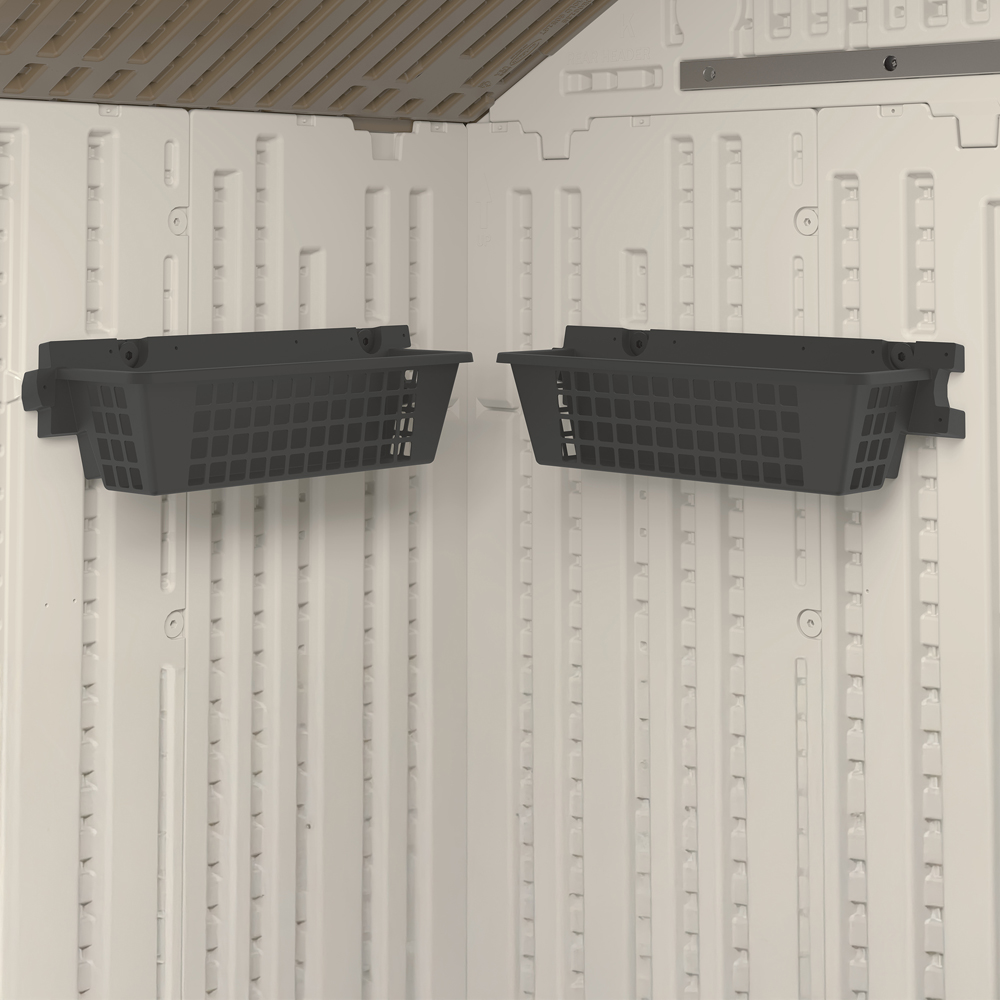 Suncast 2 Piece Basket Storage Set Image 8