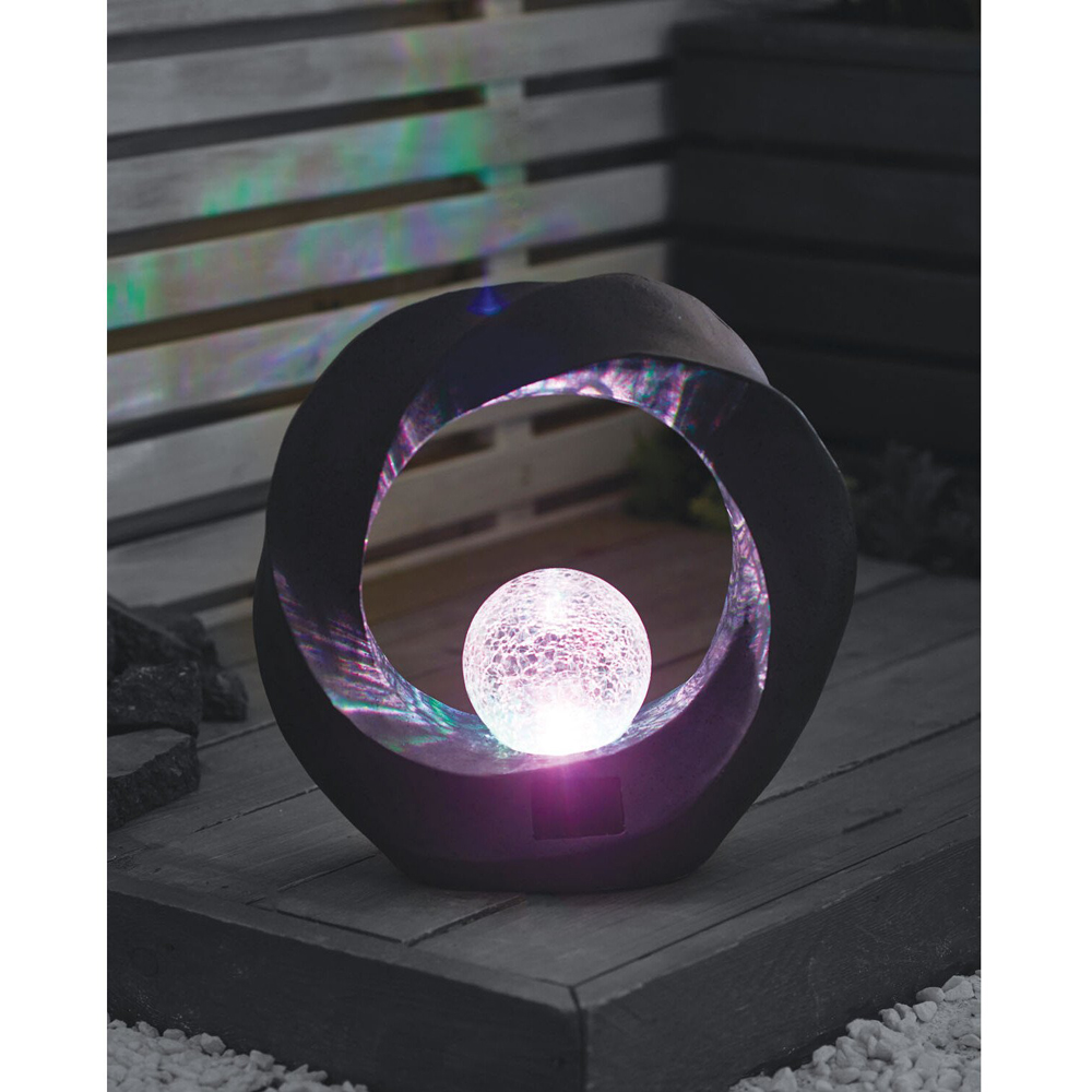 Solar Wembury Light Statue - Grey Image 4