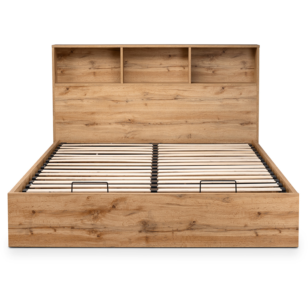 Julian Bowen Bali Single Light Oak Storage Ottoman Bed Image 6
