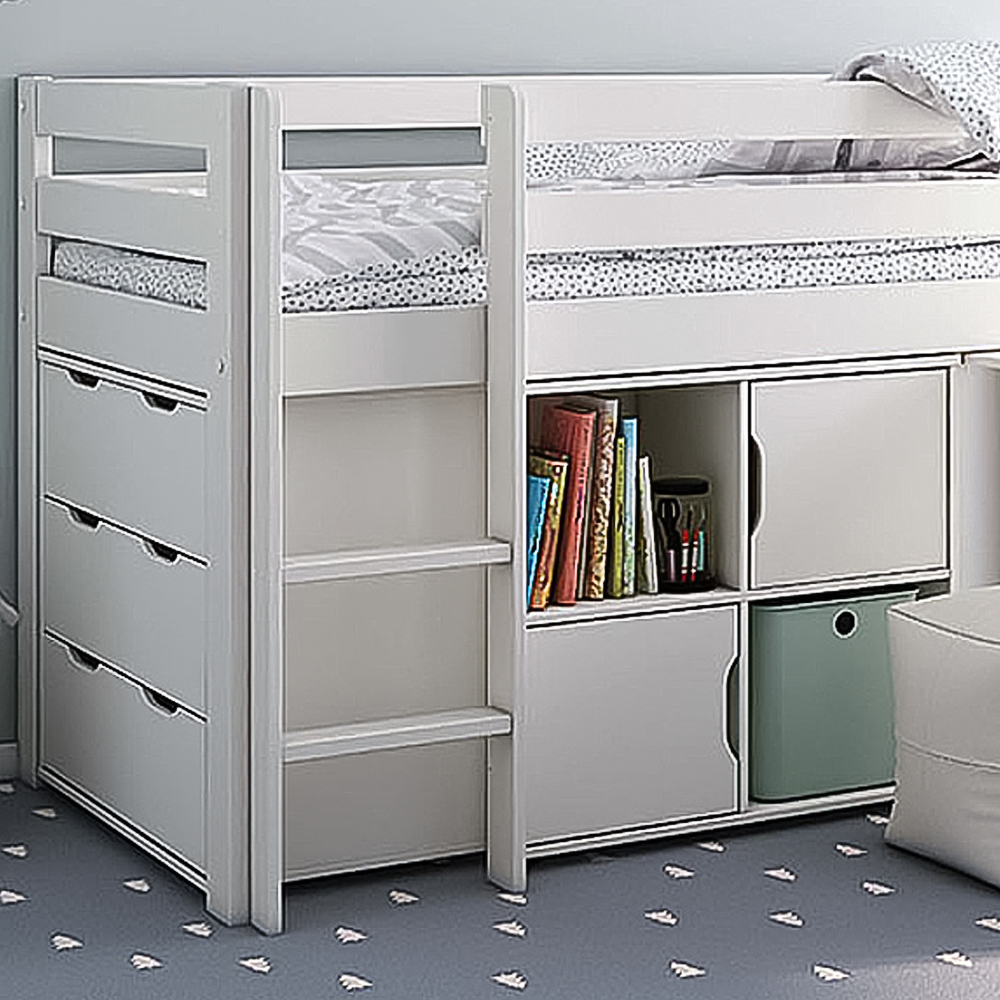 Noomi Midi Single Continental White Mid Sleeper Set Image 3