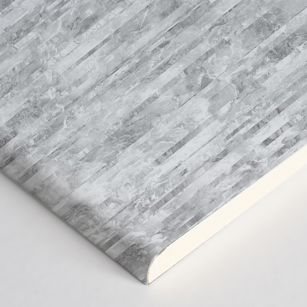Wetwall Elite Nuvola Marble Post Formed Shower Panel 2420 x 160mm Image 3