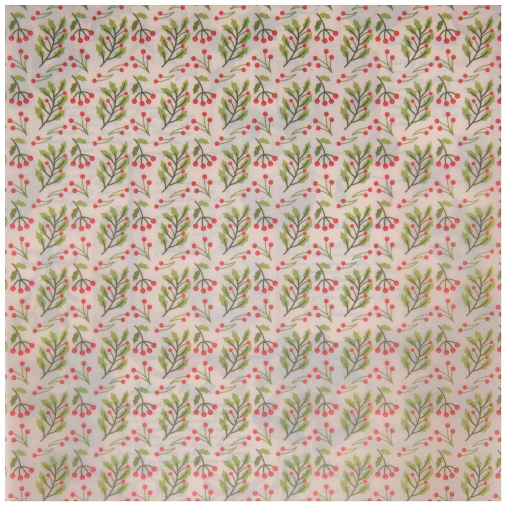 Christmas Vellum Pattern Paper Sheets Image 3