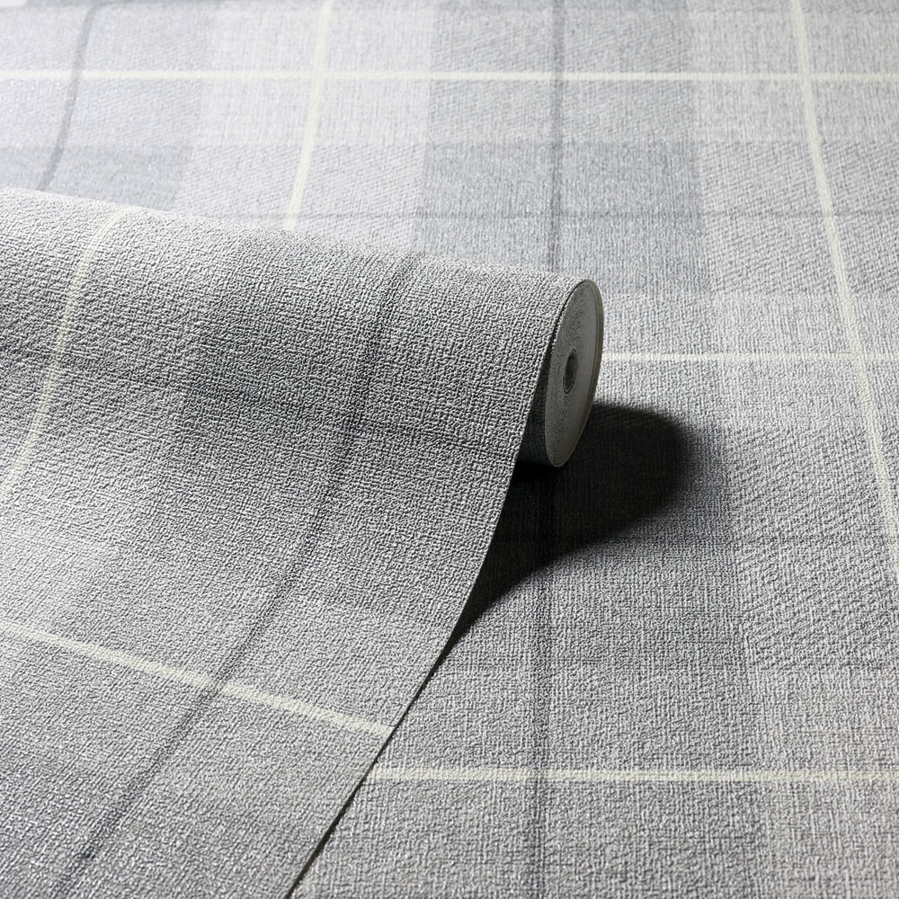 Arthouse Country Tartan Grey Wallpaper Image 2