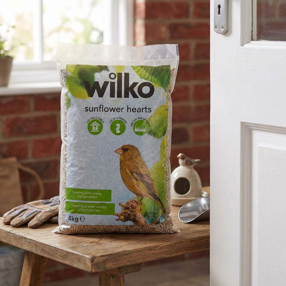 Wilko Wild Bird Sunflower Hearts 4kg Image 4
