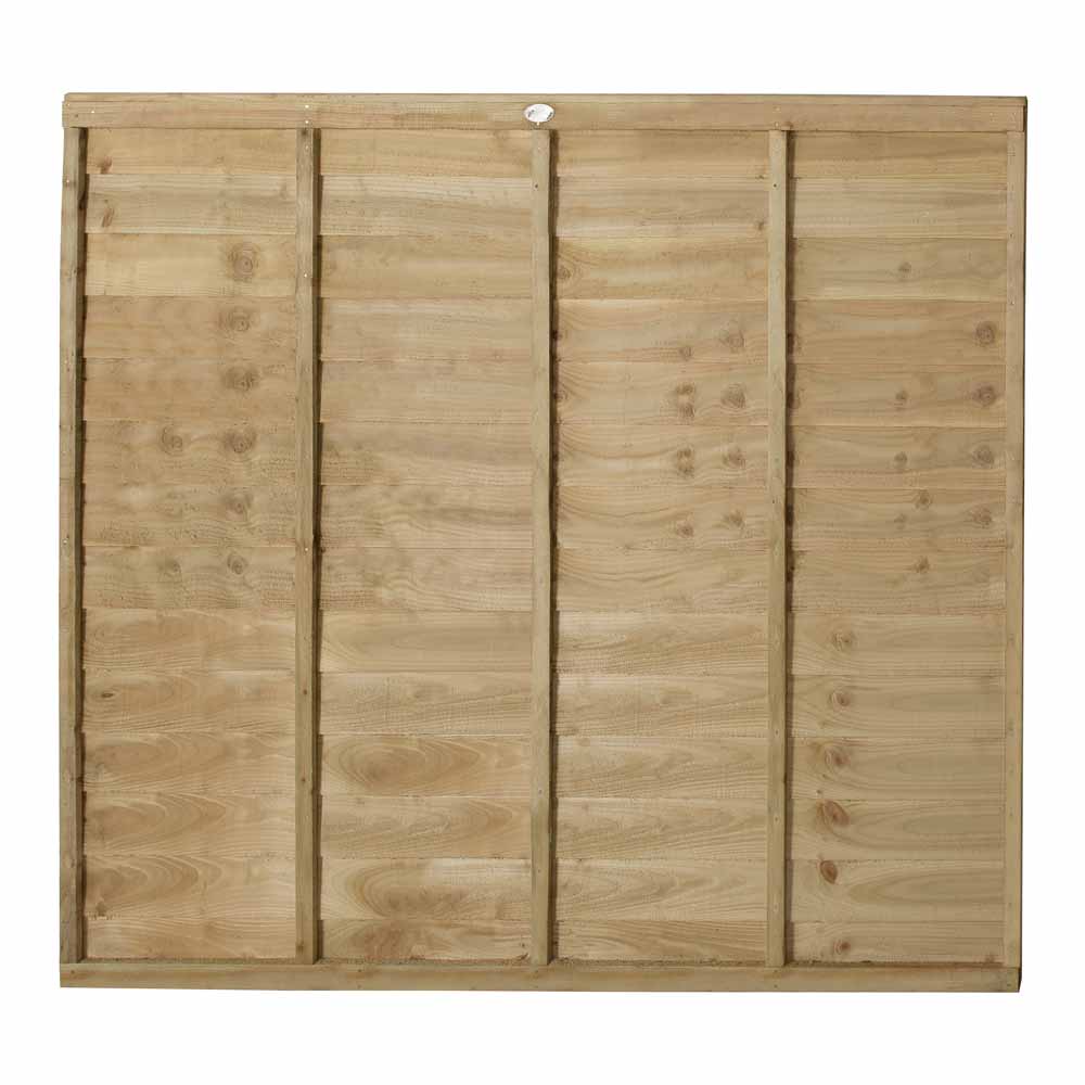 Forest Garden 6 x 5ft Pressure Treated Superlap Fence Panel Image 2