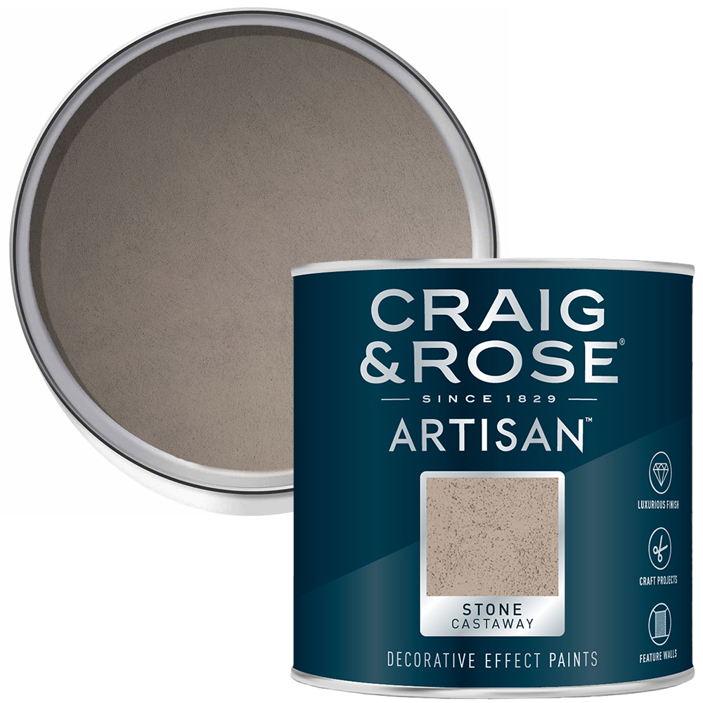 Craig & Rose Artisan Feature Wall Castaway Stone Effect Paint 250ml Price Comparisons | Compare The Build