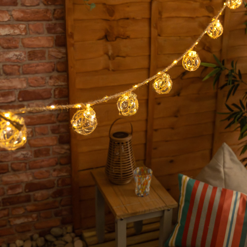 ValueLight Set of 8 Rope Lantern Solar String Light Price Comparisons | Compare The Build
