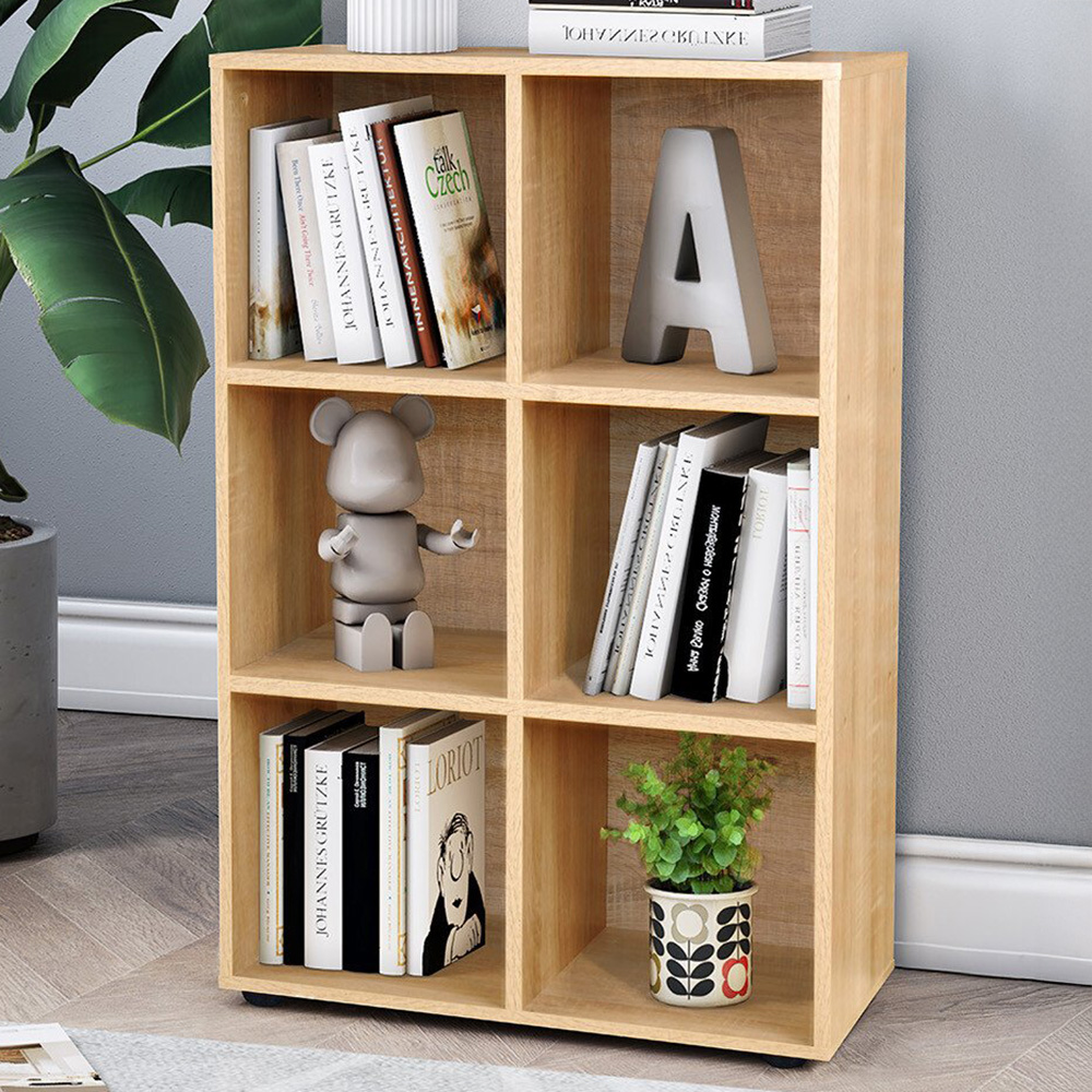 Cuba 6 Shelf Sonoma Oak Unit Price Comparisons | Compare The Build