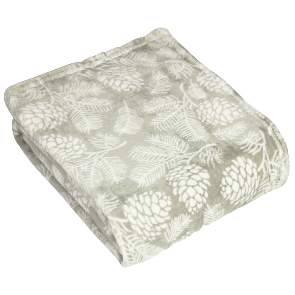 furn. Irwin Stone Woodland Fleece Throw 140 x 180cm Price Comparisons | Compare The Build