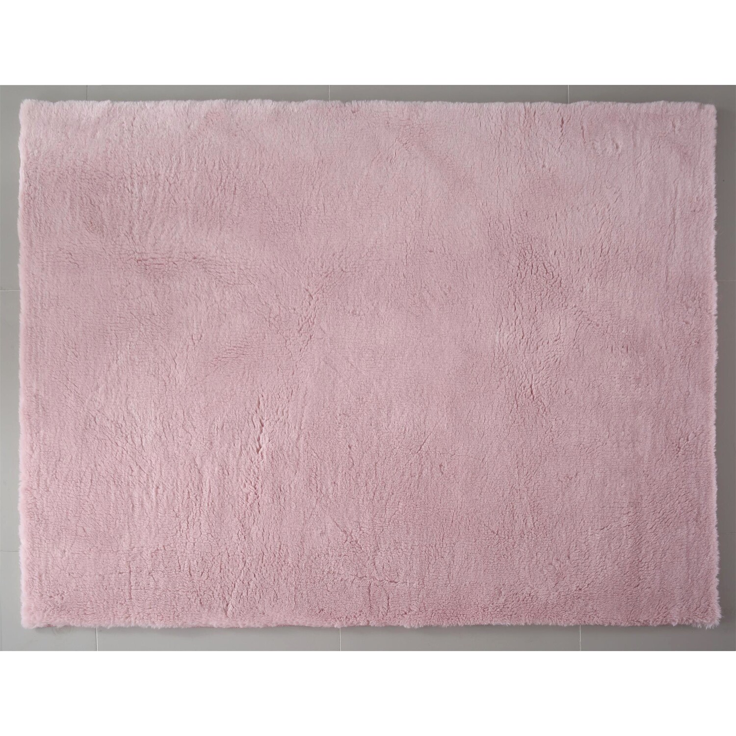 Pink Pet Rug Soft Pink Teddy Rug 150 x 80cm | Homebase