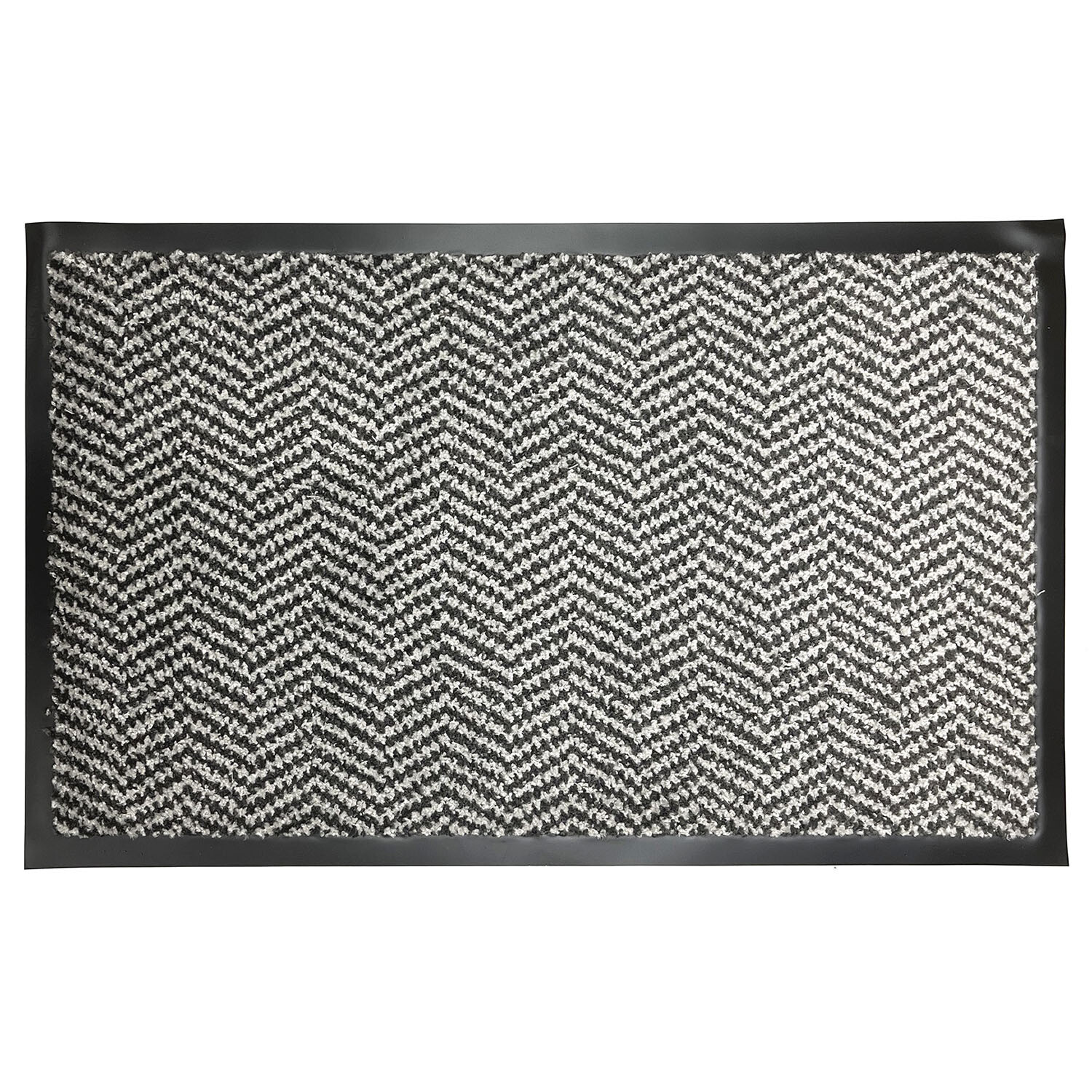 Home Base Mat Luxury Mud Master Mat - Black and Cream Chevron or Silver | Homebase