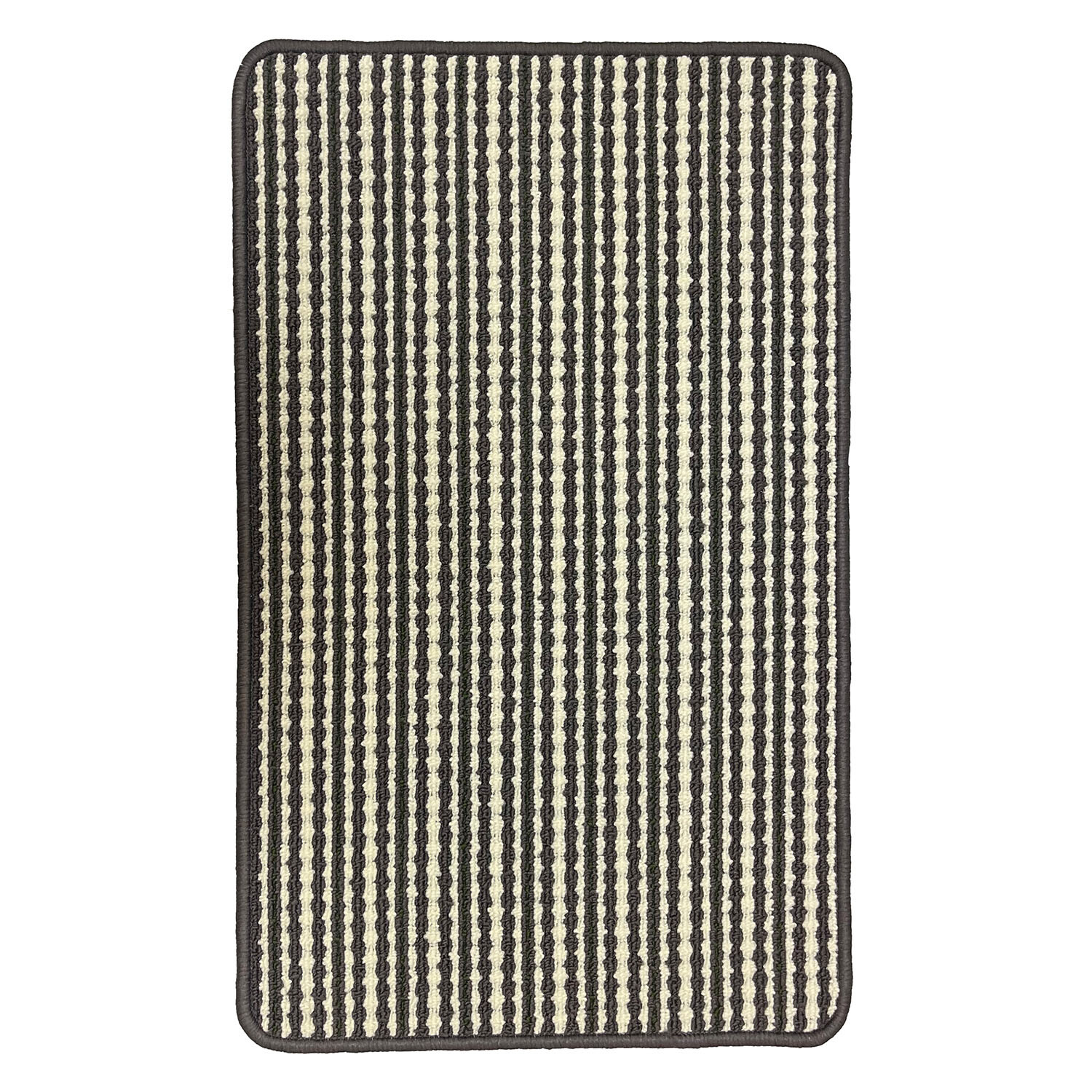 Home Base Mat Geo Triangle Washable Mat - Black and White | Homebase