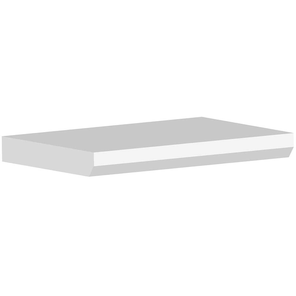 National Skirting White Bevelled Edge Primed Window Board 25mm 195 x 3040mm Price Comparisons | Compare The Build