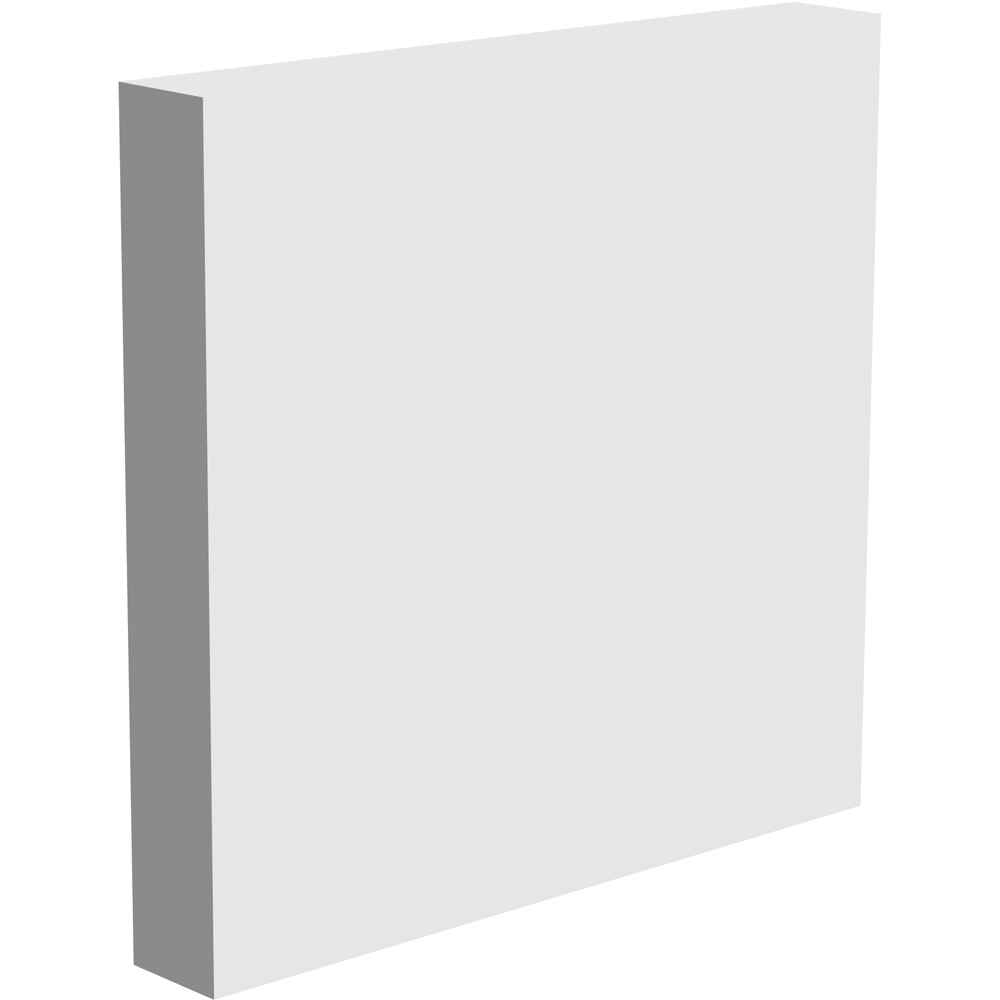 National Skirting White Square Primed Skirting Board 18mm 220 x 3040mm Price Comparisons | Compare The Build