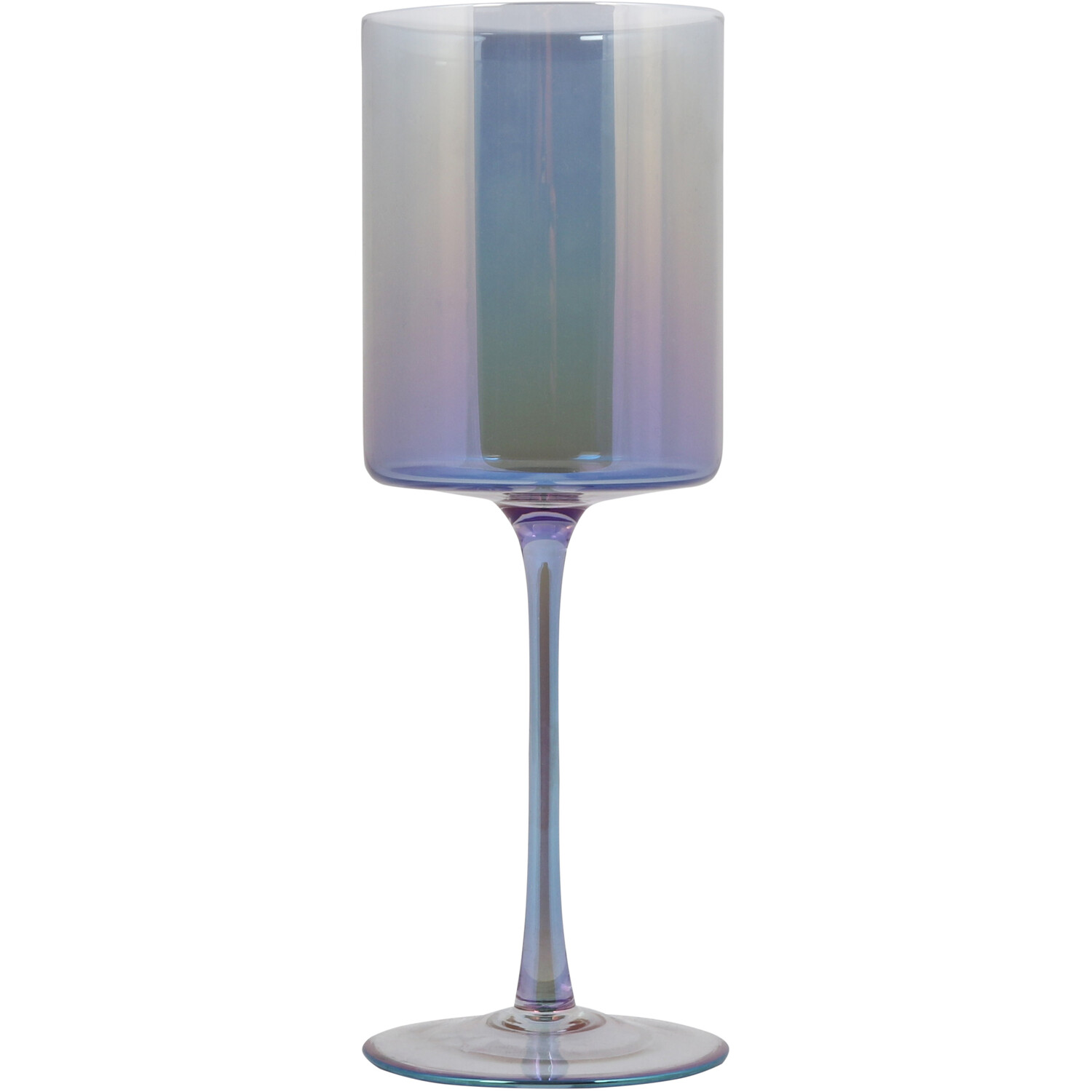 Iryssa Lustre Wine Glass - Blue Price Comparisons | Compare The Build