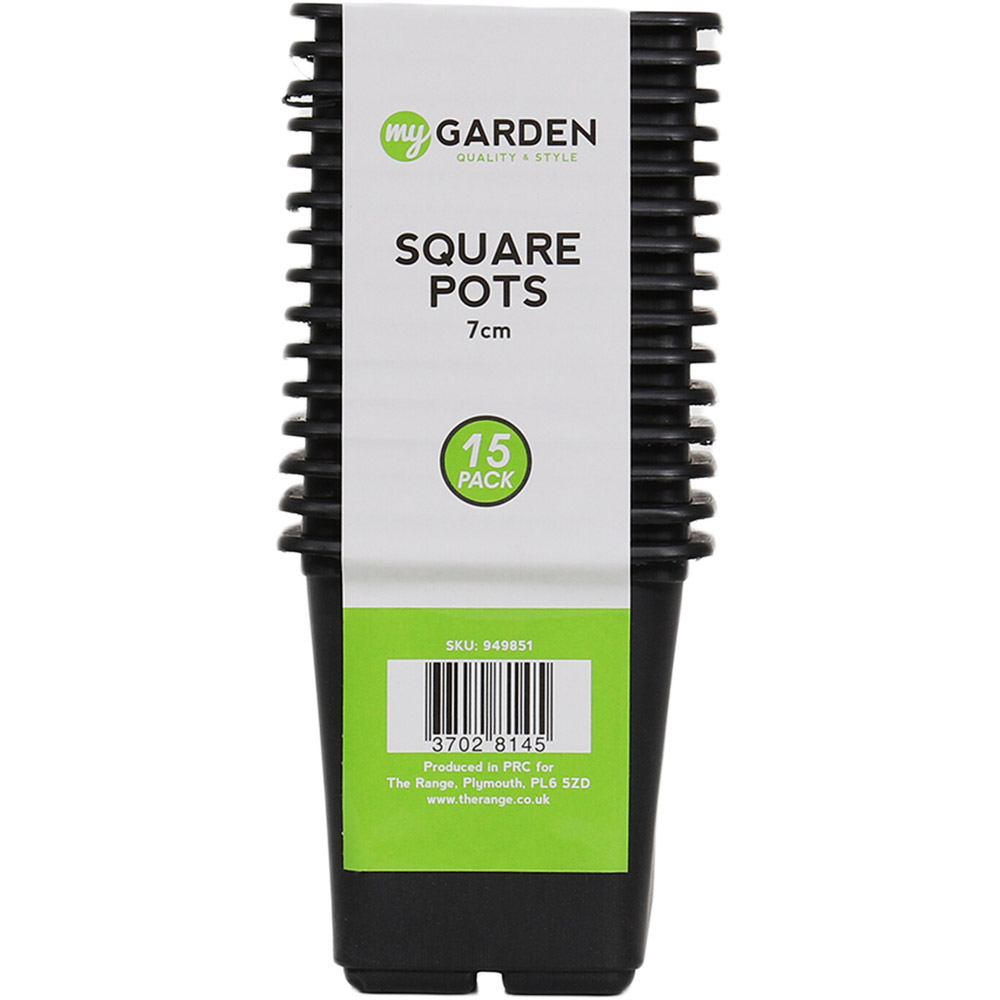 My Garden Black Square Plant Pots 15 Pack Price Comparisons | Compare The Build