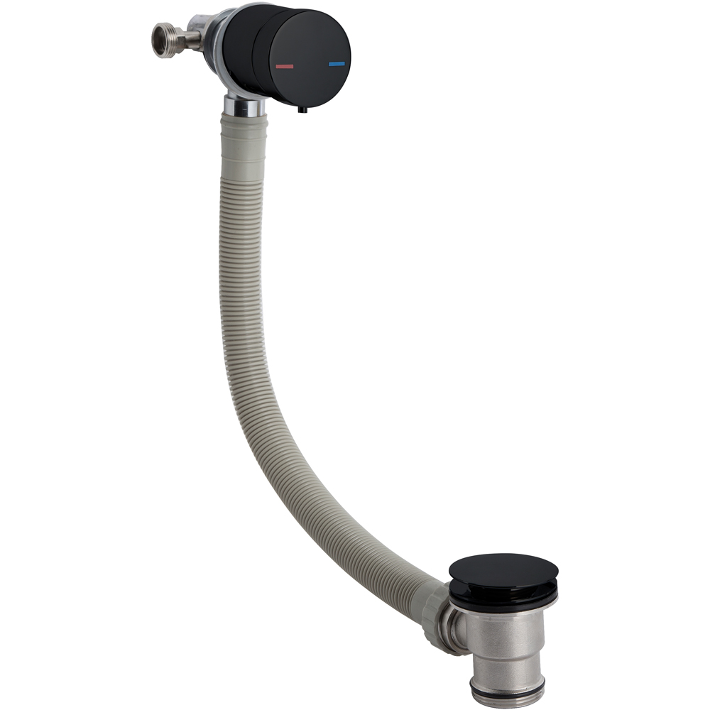 nuie Matt Black Bath Filler and Waste Price Comparisons | Compare The Build