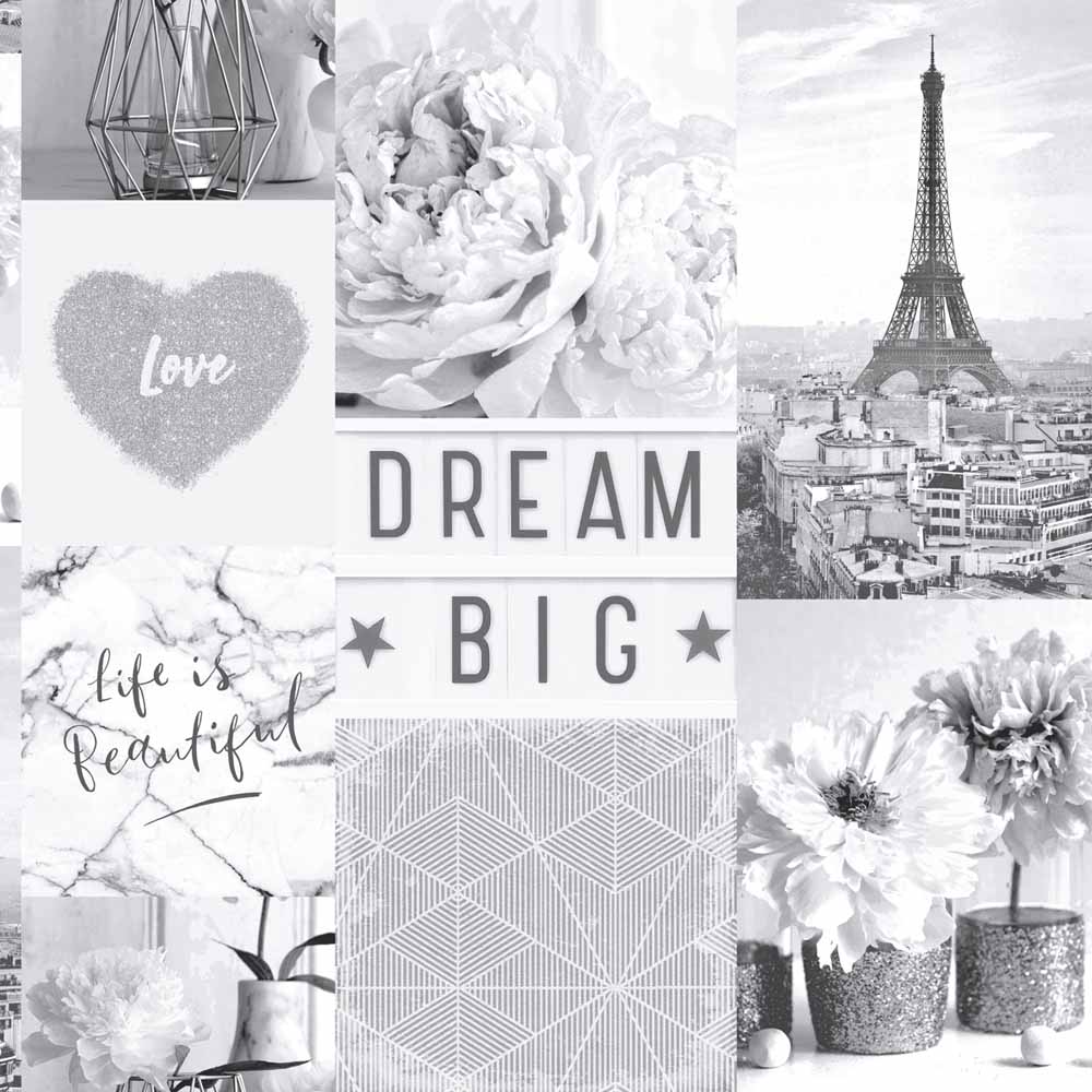 Arthouse Life Is Beautiful Mono Wallpaper Price Comparisons | Compare The Build